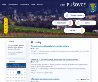 ObecPusovCe.sk(Obec Pušovce) Screenshot