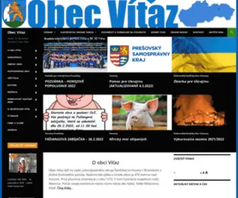 ObecVitaz.sk(Obec Víťaz) Screenshot