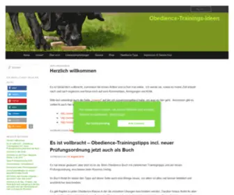 Obedience-Info.de(Obedience-Trainings-Ideen) Screenshot