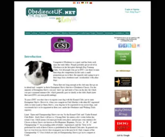 Obedienceuk.com(ObedienceUK) Screenshot