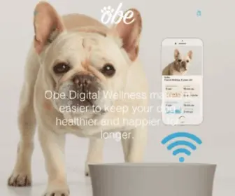 Obedog.com(Obe Digital Dog and Cat Wellness) Screenshot