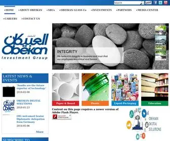 Obeikan.com.sa(Obeikan Investment Group) Screenshot