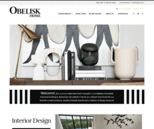 Obeliskhome.com(Home Decor & Furniture) Screenshot