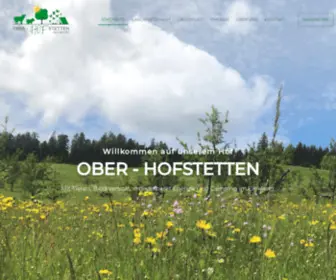 Ober-Hofstetten.ch(Hofstetten, Willisau) Screenshot