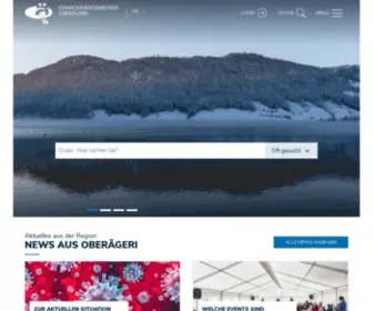 Oberaegeri.ch(Oberägeri) Screenshot