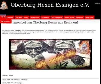 Oberburghexen.de(Willkommen bei den Oberburg Hexen aus Essingen) Screenshot