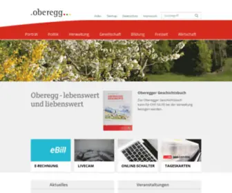 Oberegg.ch(Gemeinde Oberegg) Screenshot