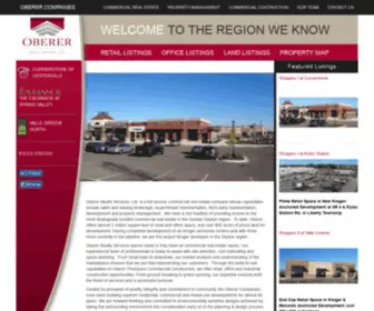 Obererrealty.com(Oberer Commercial Real Estate) Screenshot