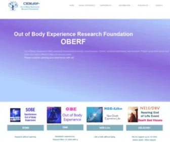 Oberf.org(Out of Body Experience Research Foundation) Screenshot