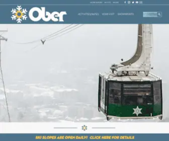 Obergatlinburg.com(Amusement Park & Ski Area in Gatlinburg) Screenshot