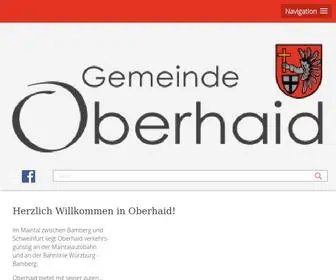 Oberhaid.de(Gemeinde Oberhaid) Screenshot