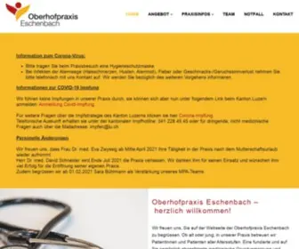 Oberhofpraxis.ch(Hausarztpraxis) Screenshot