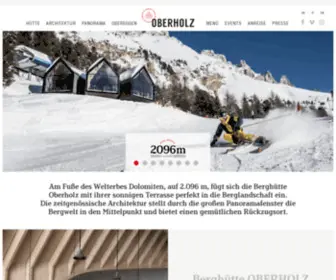Oberholz.com(Oberholz Hütte) Screenshot