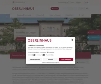 Oberlinhaus.de(Menschen bilden) Screenshot