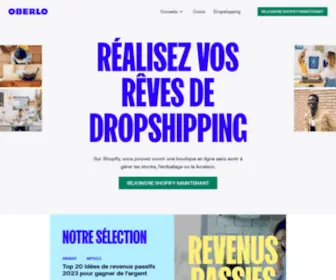 Oberlo.fr(Devenez entrepreneur e) Screenshot