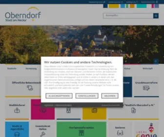 Oberndorf.de(Stadt Oberndorf) Screenshot