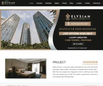 Oberoielysian.online(Oberoi Elysian) Screenshot