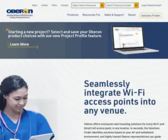 Oberonwireless.com(Seamlessly integrate Wi) Screenshot