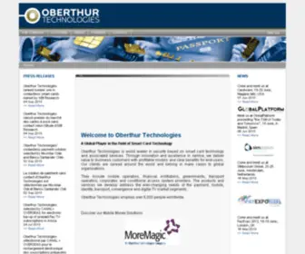 Oberthurcs.com(Oberthur Technologies) Screenshot