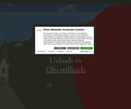 Obertilliach.at(Urlaub im Bergsteigerdorf) Screenshot