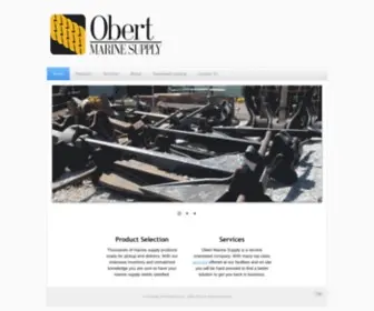 Obertmarine.com(Obert Marine Supply) Screenshot
