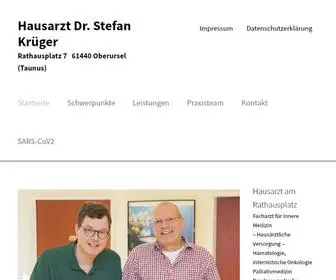 Oberursel-Hausarzt.de(Hausarzt Dr. Stefan Krüger) Screenshot