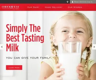 Oberweis.com(Oberweis Dairy) Screenshot