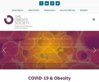 Obesity.org(The Obesity Society) Screenshot