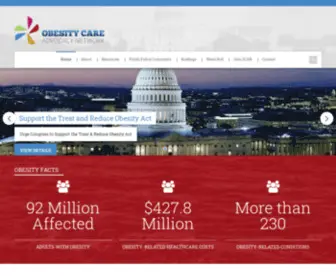 Obesitycareadvocacynetwork.com(Obesity Care Advocacy Network) Screenshot
