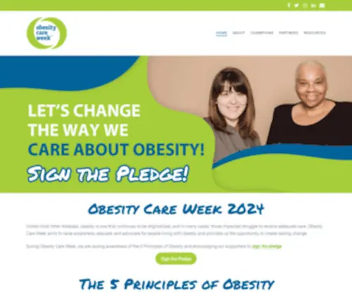 Obesitycareweek.org(Obesity Care Week) Screenshot