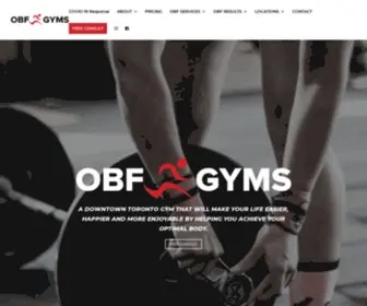 Obfgyms.com(OBF Gyms) Screenshot