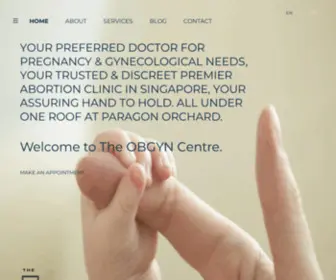 Obgyncentre.sg(OBGYN Centre) Screenshot