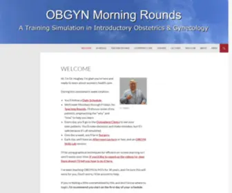 Obgynmorningrounds.com(OBGYN Morning Rounds) Screenshot