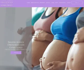 Obgynson8TH.com(Eighth Avenue Obstetrics and Gynecology) Screenshot