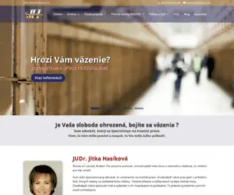 ObhajCa.com(Jitka Hasíková) Screenshot