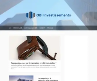 Obi-Investissements.fr(Obi Investissements) Screenshot