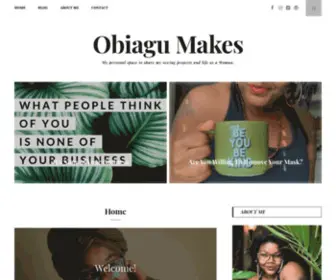 Obiagumakes.com(My personal space to share my sewing projects and life as a Woman) Screenshot