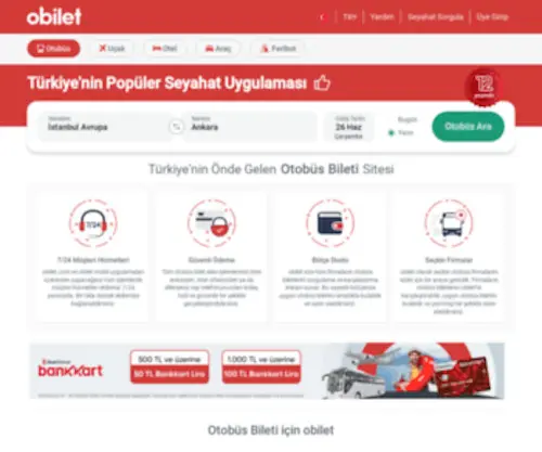 Obilet.com(Ucuz) Screenshot