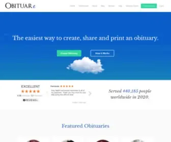 Obituare.com(Free Online Obituary) Screenshot