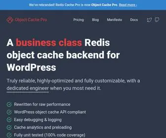 Objectcache.pro(Object Cache Pro for WordPress) Screenshot