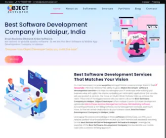 Objectdeveloper.com(Best Software Development Company in Udaipur India) Screenshot