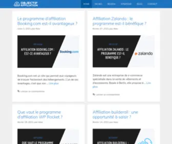 Objectif-Affiliation.com(Tout sur l'affiliation) Screenshot