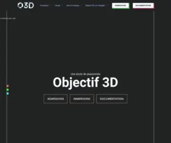 Objectif3D.com(Objectif 3D) Screenshot