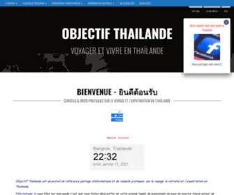 Objectifthailande.com(Le Guide des Voyageurs et de l'Expatriation) Screenshot