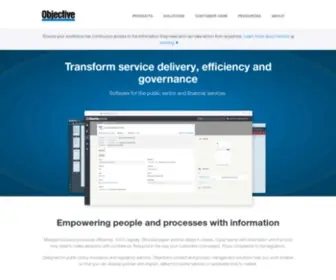 Objective.com(Objective Corporation) Screenshot