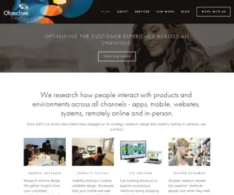 Objectiveexperience.com.au(Singapore)) Screenshot