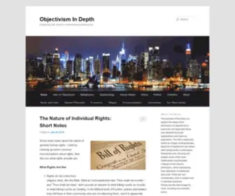 Objectivismindepth.com(Objectivism In Depth) Screenshot