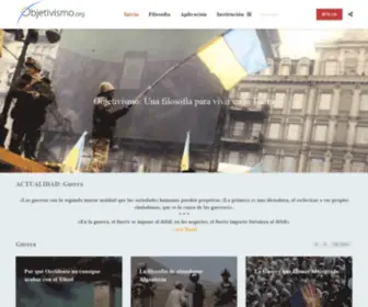 Objetivismo.org(La filosofía de Ayn Rand) Screenshot