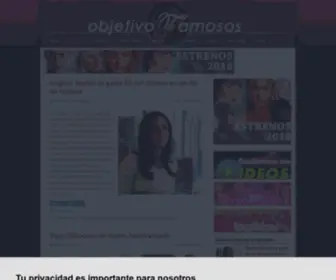 Objetivofamosos.com(Todo sobre los famosos del cine) Screenshot