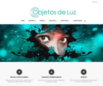 Objetosdeluz.com(Objetos y minerales para el bienestar) Screenshot